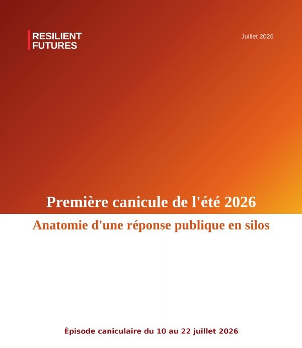 Couverture du rapport — Première canicule de l'été 2026